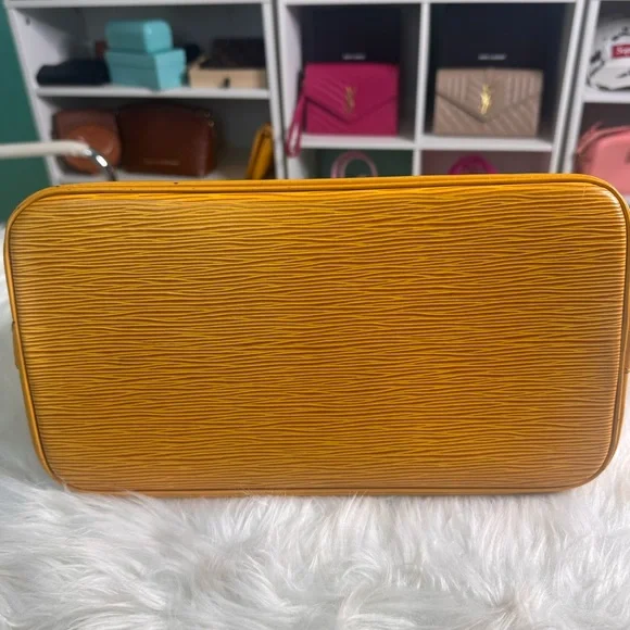 SOLD LV Alma Yellow Epi Leather Handbag - Picture 10 of 17